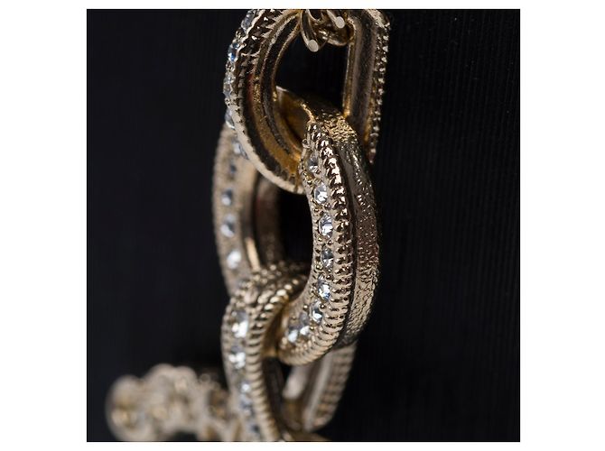 Gioielli CHANEL CC in Metallo Dorato - 102422 D'oro - vista 5