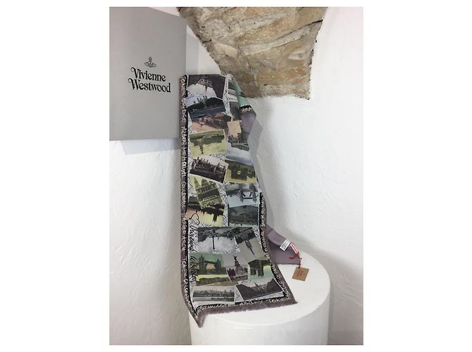 Stola di seta Vivienne Westwood Multicolore - vista 13