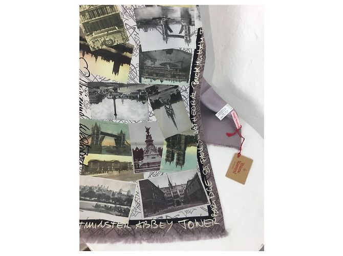 Stola di seta Vivienne Westwood Multicolore - vista 3