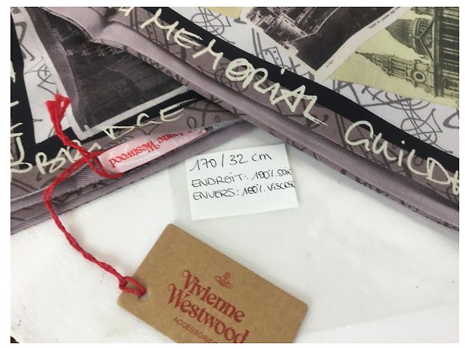 Stola di seta Vivienne Westwood Multicolore - vista 6