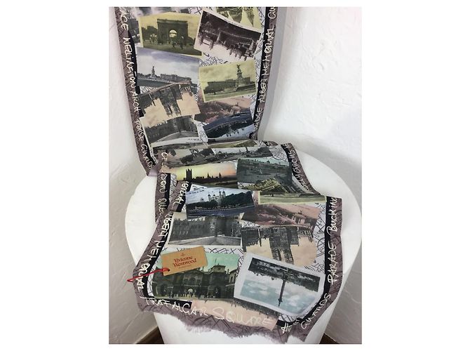 Stola di seta Vivienne Westwood Multicolore - vista 7