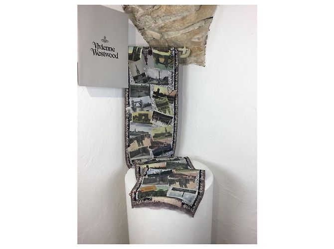 Stola di seta Vivienne Westwood Multicolore - vista 8