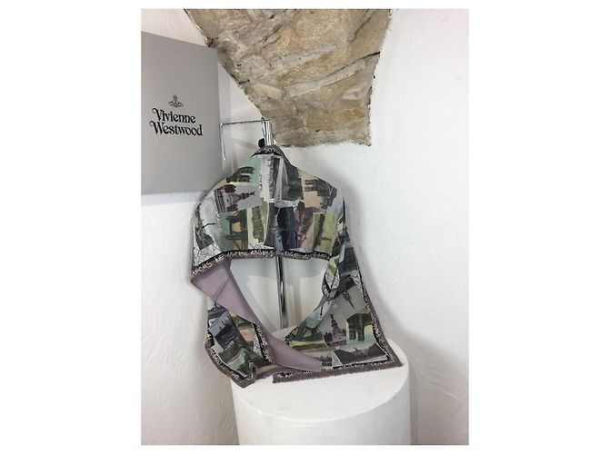 Stola di seta Vivienne Westwood Multicolore - vista 9