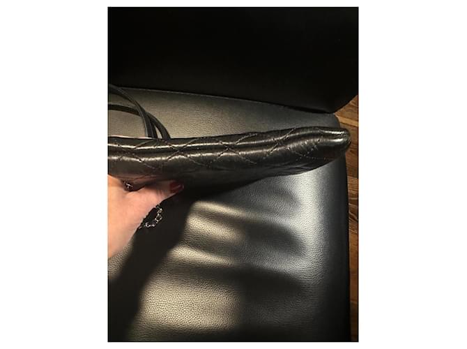 Borsa a tracolla Chanel uniforme nera Nero - vista 6