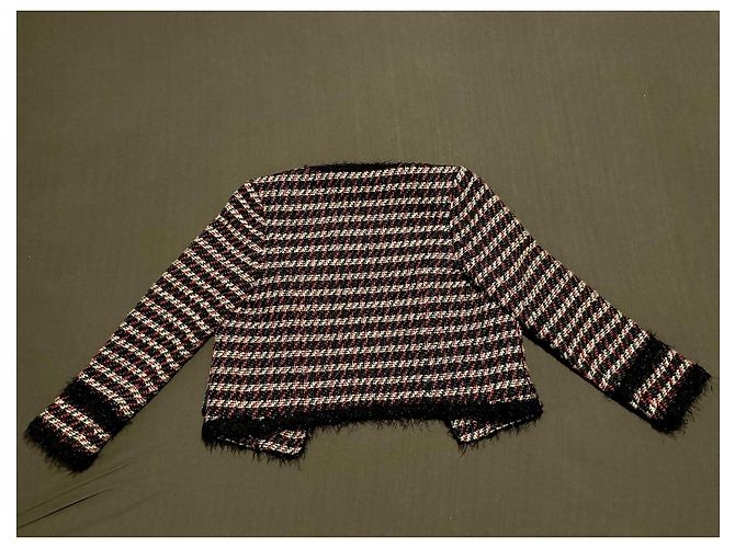 Uterque Tweed Jacke Schwarz - Ansicht 3
