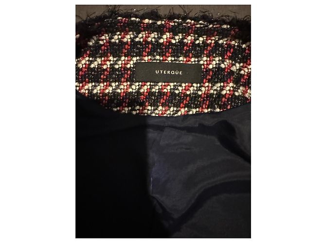 Uterque Tweed Jacke Schwarz - Ansicht 4