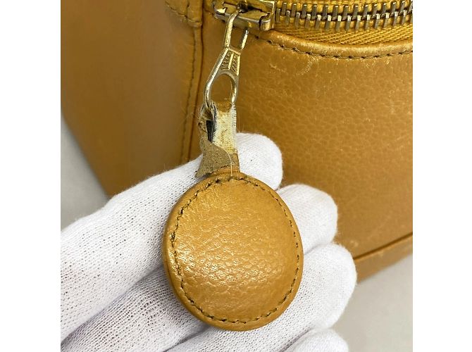 Borsa Vanity in Pelle Caviar Gialla Chanel Giallo - vista 7