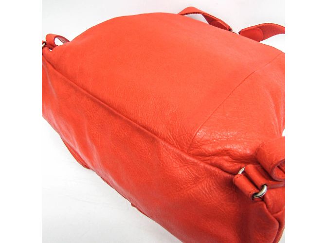 Balenciaga Red Leather Backpack - view 10