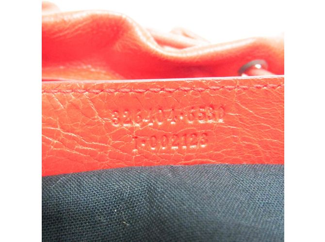Balenciaga Red Leather Backpack - view 15