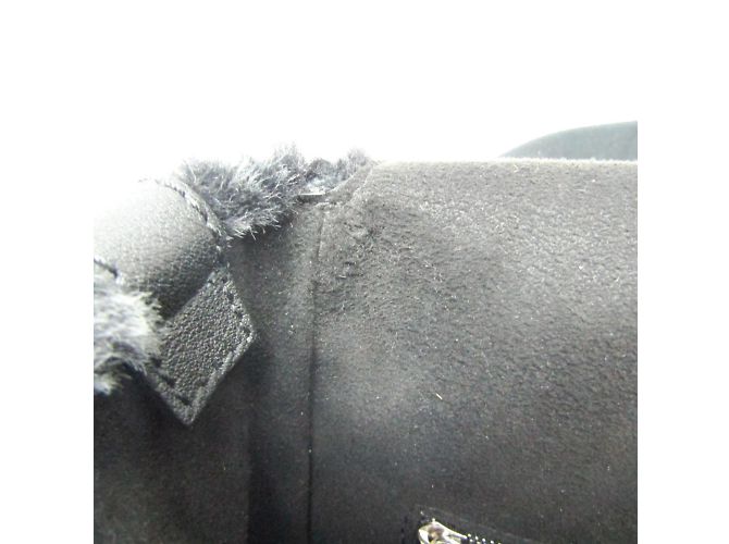 Borsa a Spalla Fendi Baguette Messenger Medium 7VA537 Nero - vista 9