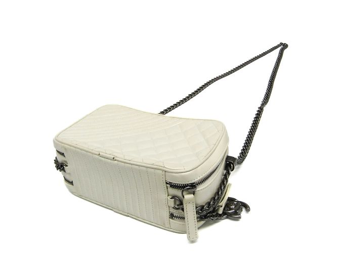Bolso de cámara Boy Chanel A92656 Crudo - vista 2