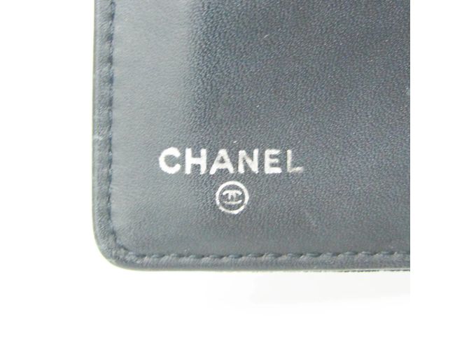 Chanel Boy Chanel A80285 Damen Velours Langbörse Marineblau - Ansicht 11