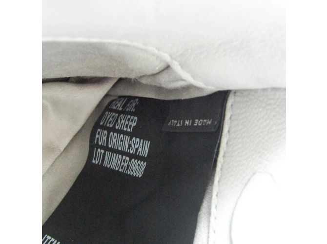 Borsa a spalla in pelle grigia Miu Miu Marrone - vista 10