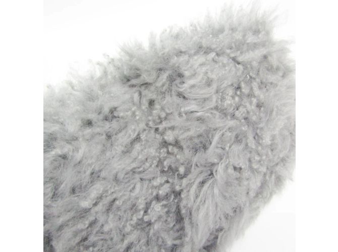 Borsa a spalla in pelle grigia Miu Miu Marrone - vista 7