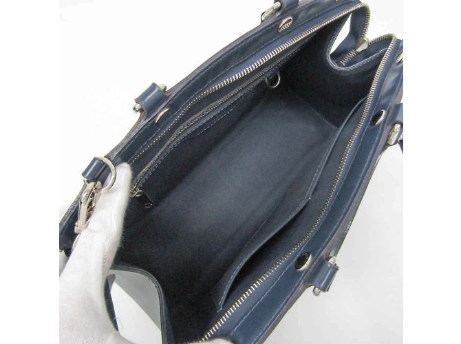 Borsa Louis Vuitton Epi Blair MM Blu - vista 3