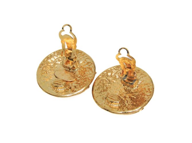 Timeless Orecchini vintage a clip COCO di Chanel D'oro - vista 2