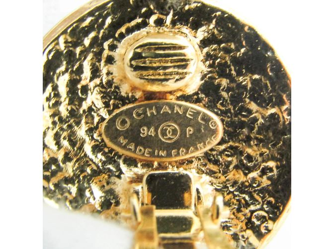 Timeless Orecchini vintage a clip COCO di Chanel D'oro - vista 7