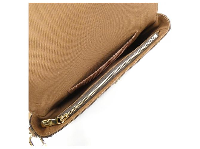 Borsa a spalla Louis Vuitton Monogram Wallet on Chain Ivy M81911 Marrone Monogramma - vista 6