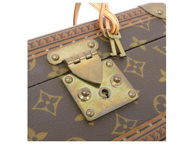 Scatola per Gioielli Coffret Trésor Monogram Louis Vuitton Marrone Rosso Monogramma - vista 4