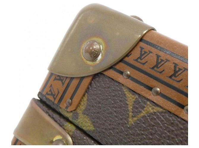 Scatola per Gioielli Coffret Trésor Monogram Louis Vuitton Marrone Rosso Monogramma - vista 7