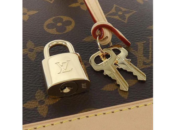 Zaino Alma Monogram Louis Vuitton M47132 Marrone Monogramma - vista 4