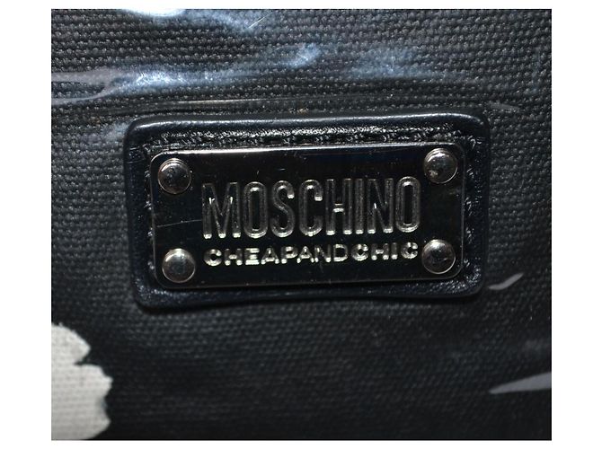 Borsa a spalla Moschino Cheap And Chic pelle tela plastica Multicolore - vista 2