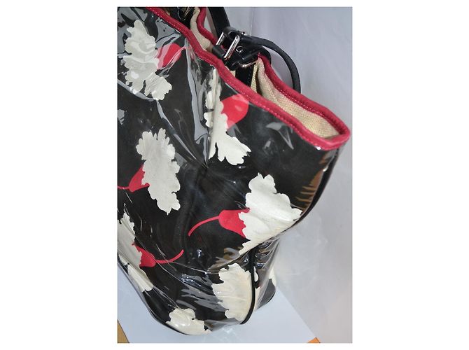 Borsa a spalla Moschino Cheap And Chic pelle tela plastica Multicolore - vista 3