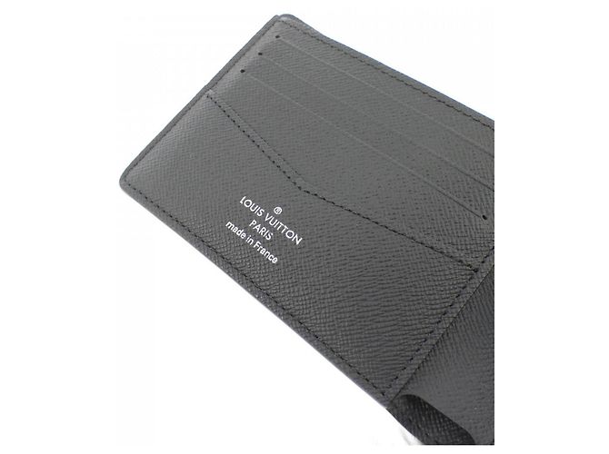 Louis Vuitton Monogram Eclipse Reverse Portefeuille Slender Grey - view 3