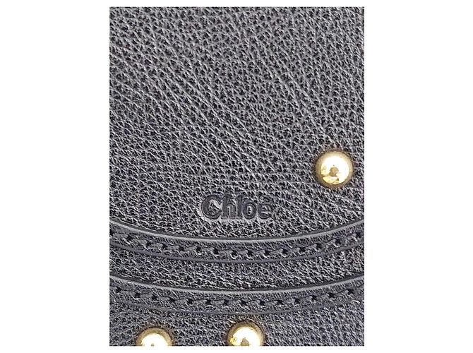 Chloé Borsa in pelle Marcie Nero - vista 11