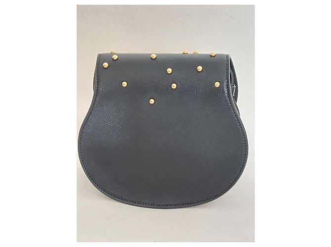 Chloé Borsa in pelle Marcie Nero - vista 3
