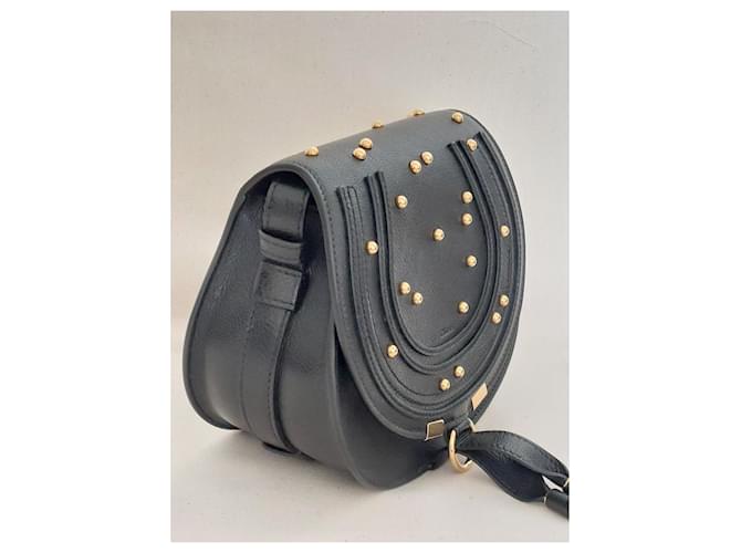 Chloé Borsa in pelle Marcie Nero - vista 4