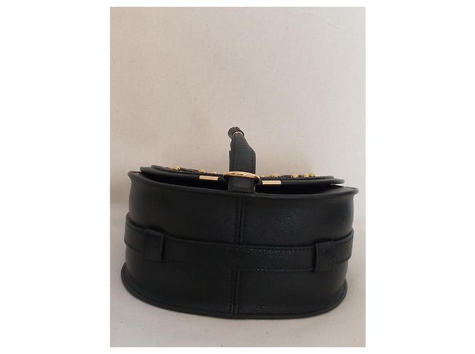 Chloé Borsa in pelle Marcie Nero - vista 5