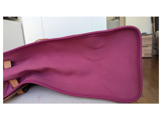 Hermès Herbag Toile 39 Rosa - vista 13