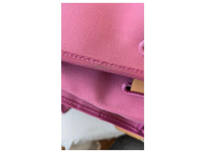Hermès Herbag Toile 39 Rosa - vista 14
