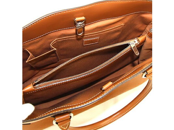 Borsa Tote Louis Vuitton Epi Passy GM Cammello - vista 3