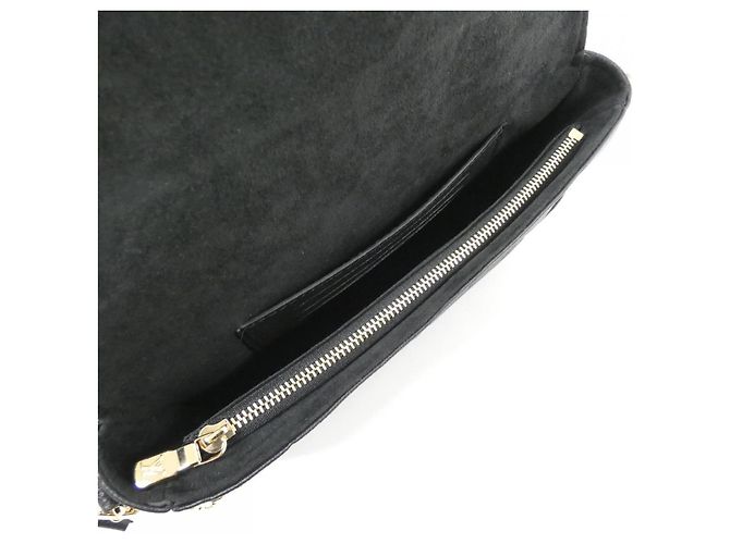 Bolsa de ombro Louis Vuitton Monogram Empreinte Wallet on Chain Ivy Preto - vista 5