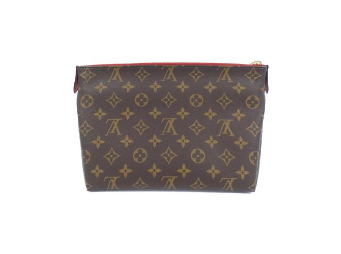 Beauty case Pallas Monogram Louis Vuitton Marrone Fuschia Monogramma - vista 2