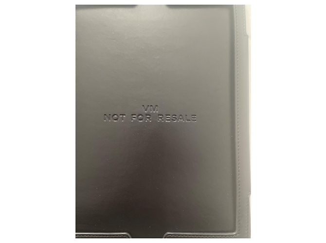 Custodia iPad Chanel in pelle di agnello nera trapuntata Nero - vista 4