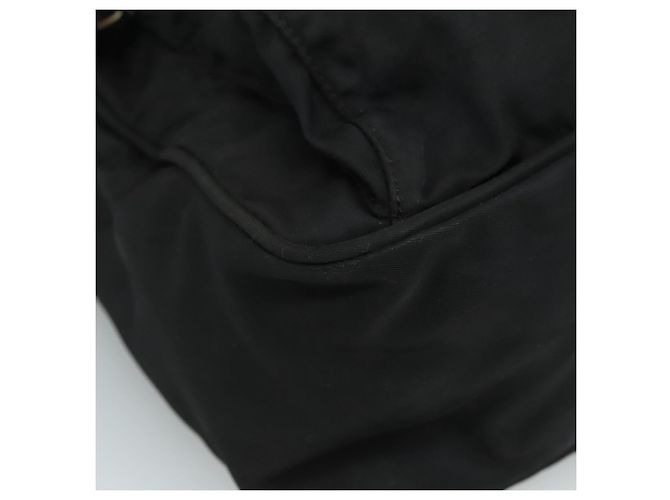 PRADA Borsa a Spalla in Nylon Nera e Argento Autentica 109422 Nero - vista 14