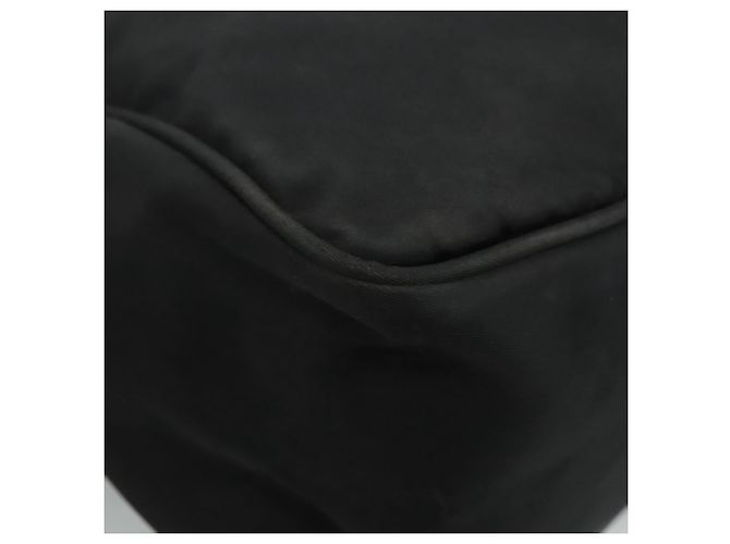 PRADA Borsa a Spalla in Nylon Nera e Argento Autentica 109422 Nero - vista 16
