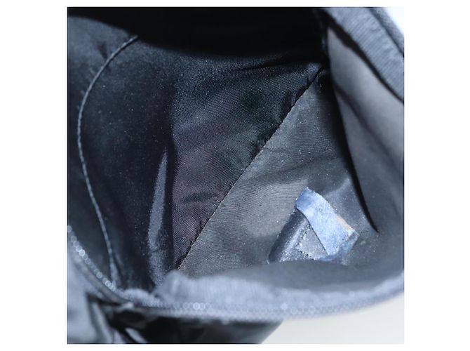 PRADA Borsa a Spalla in Nylon Nera e Argento Autentica 109422 Nero - vista 23