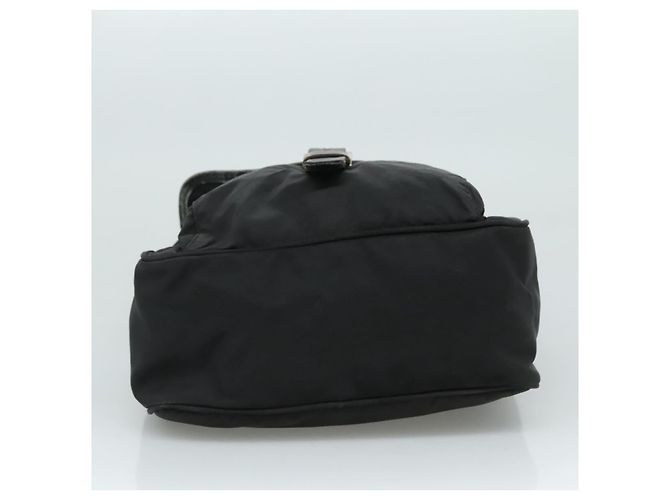 PRADA Borsa a Spalla in Nylon Nera e Argento Autentica 109422 Nero - vista 5