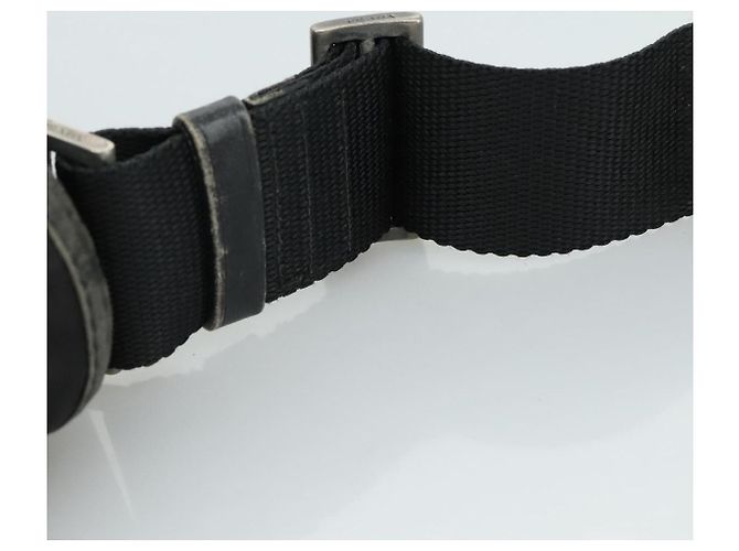 PRADA Borsa a Spalla in Nylon Nera e Argento Autentica 109422 Nero - vista 8
