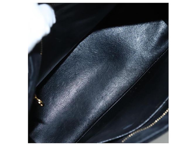 CHANEL Borsa Tote Standard Matelassé Velluto Nero CC Auth yk16770 - vista 11