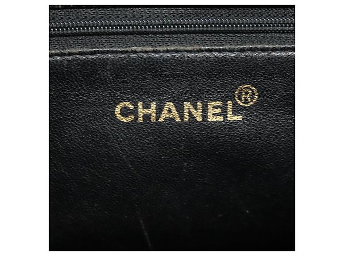 CHANEL Borsa Tote Standard Matelassé Velluto Nero CC Auth yk16770 - vista 18
