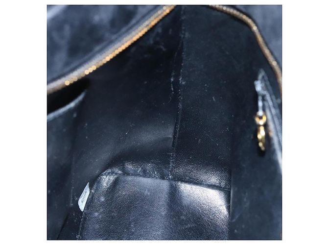 CHANEL Borsa Tote Standard Matelassé Velluto Nero CC Auth yk16770 - vista 20