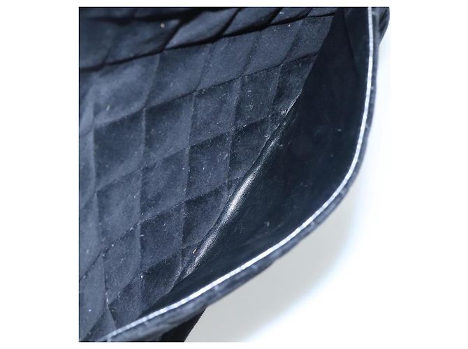 CHANEL Borsa Tote Standard Matelassé Velluto Nero CC Auth yk16770 - vista 23