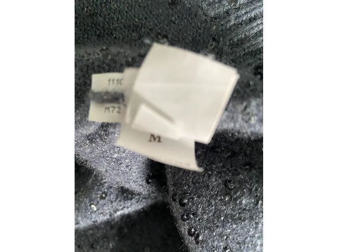 Brunello Cucinelli Pailletten-Cashmere-Oberteil Blau - Ansicht 4