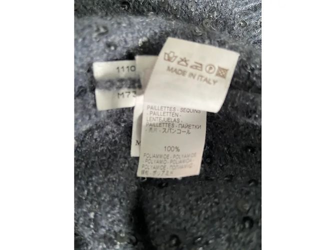Brunello Cucinelli Pailletten-Cashmere-Oberteil Blau - Ansicht 5