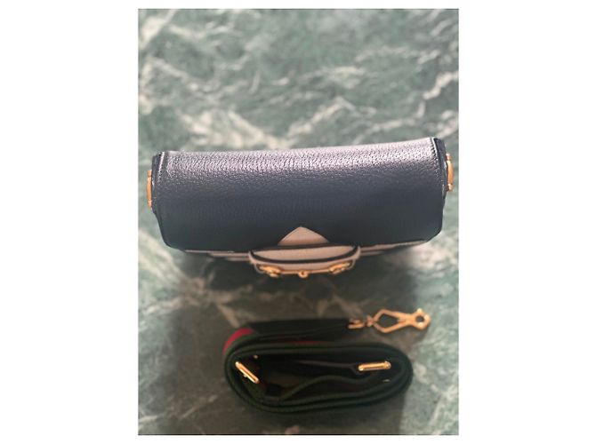 Autre Marque Gucci Mini borsa adidas x Gucci Mors 1955 Nero - vista 6